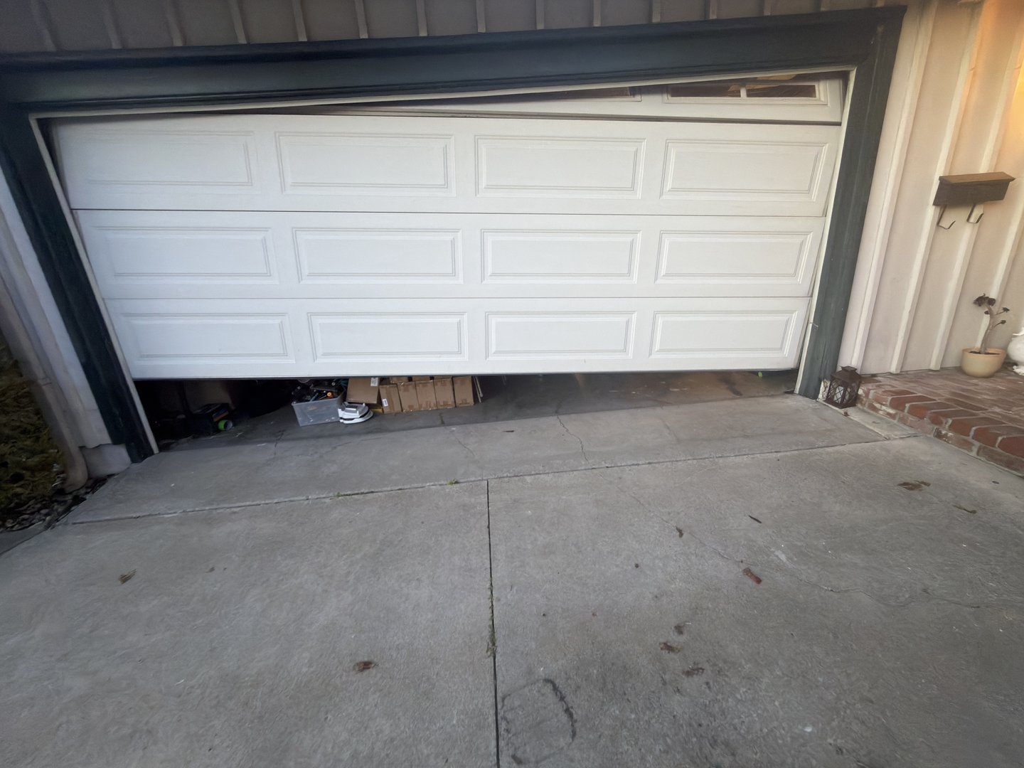 Garage door spring repair
